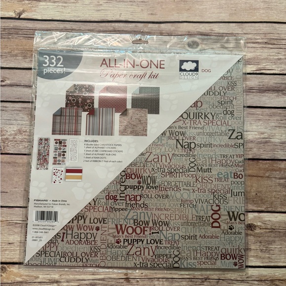 Dog Themed Scrapbook Kit and Stickers - Picture 3 of 4